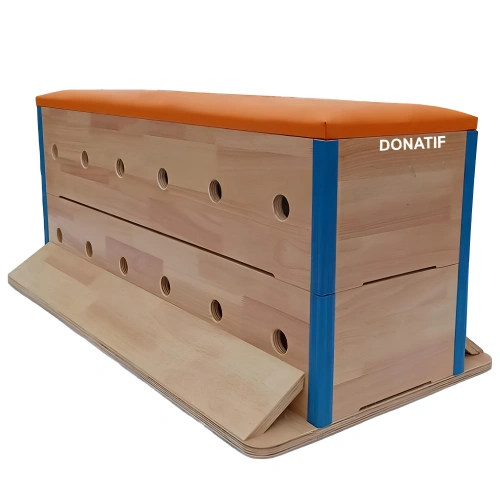 Struttura in Legno per Allenamento Parkour - PK25 - Visuale sul Retro