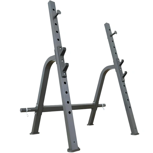 Adjustable Squat Support - Tilted | Home Gym - View from the Left