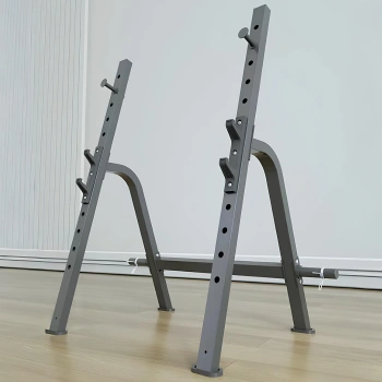 Squat Rack - Adjustable Squat Support - Home Gym - Front View 2