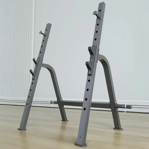Squat Rack - Adjustable Squat Stand - Home Gym - Full Gym View