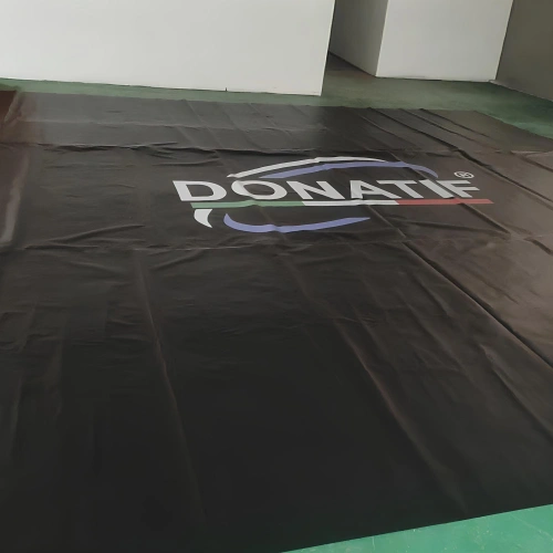 Ringabdeckung mit 4 umlaufenden Kanten | Anpassbar - Logo Donatif