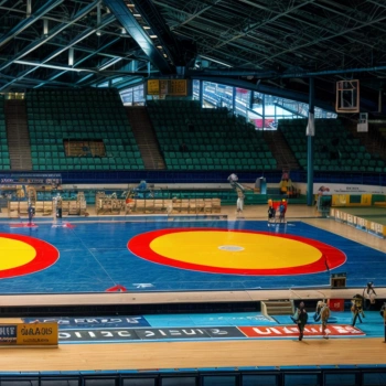 Wrestling Carpet or Greco-Roman | Professional - Full View 2