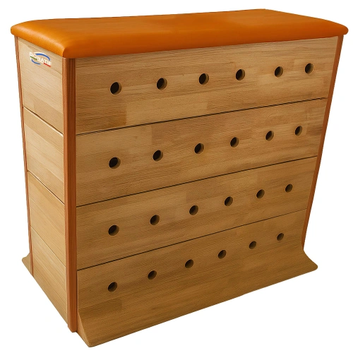 Struttura in Legno per Allenamento Parkour - PK33 - Visuale Completa