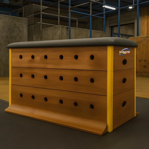 Struttura in Legno per Allenamento Parkour - PK34 - Visuale Palestra