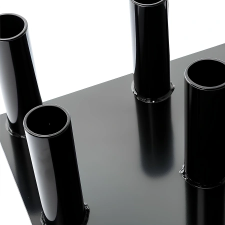 Soporte de barra vertical | Soporte de barra olímpica 50 mm - Diámetro visual del bastidor