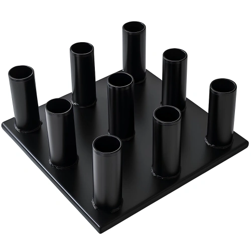 Soporte de barra vertical | Soporte para barra olímpica de 50 mm - Rack de vista completa