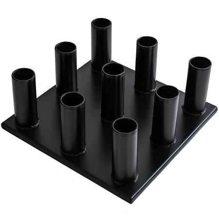 Vertikaler Langhantelhalter - Olympischer Durchmesser 50 mm - Seitenansicht