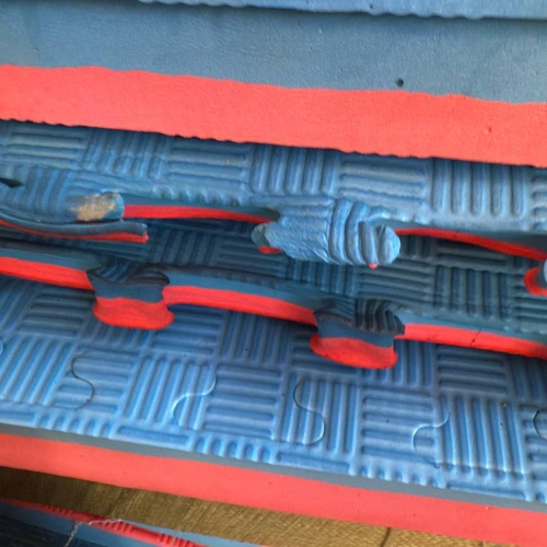 Tatami Eva Damaged Puzzle - Différentes tailles | Professionnel - Visuel de dommages aux bords