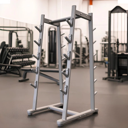 Self-Supporting Barbell Support - Space Saving | Gym - Visual Usage