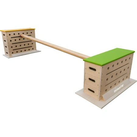 Set de entrenamiento de parkour de madera - PK47 - Vista completa