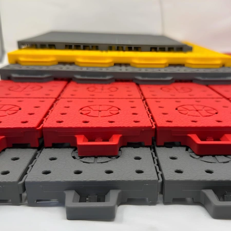 Interlocking Plate for Basketball - Thickness 1.3 cm | Outdoor - Front View Tiles