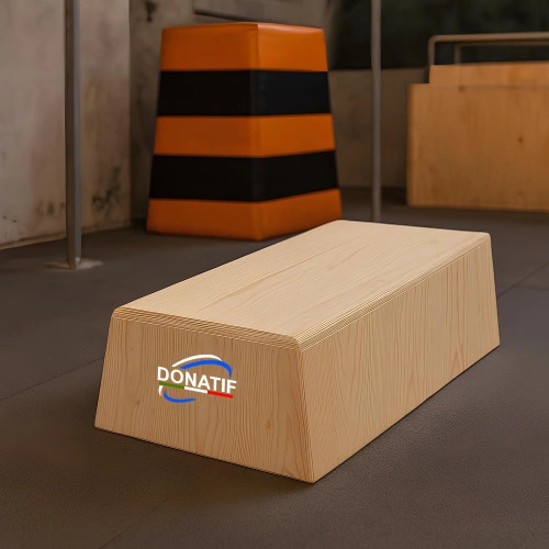 Wooden Parkour Training Set - PK47 - Jump Box Visual