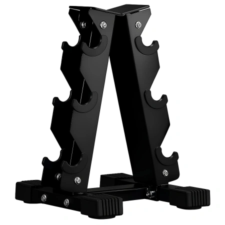 Rack vertical peu encombrant - 3 paires | Fitness - Vue latérale