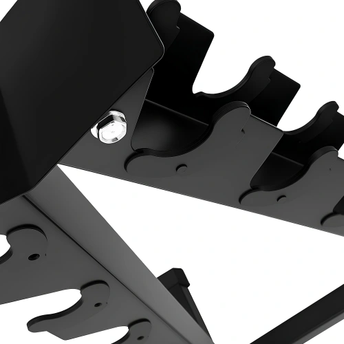 Support d’haltères vertical - Gain de place | 3 paires - Vue rapprochée