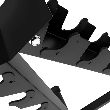 Vertical Dumbbell Rack - Space Saving | 3 Pairs - Close-up view