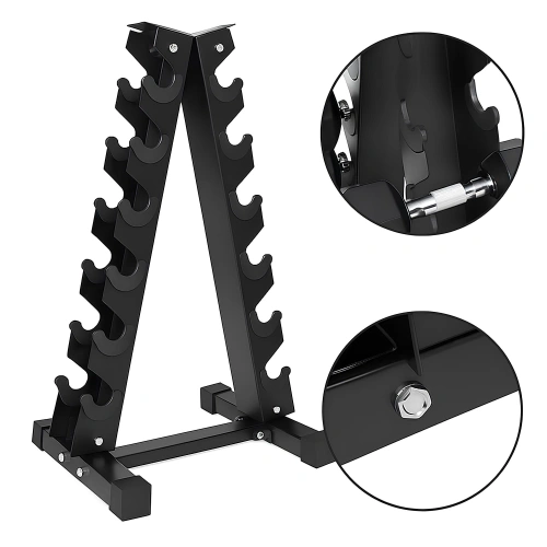 Rack vertical peu encombrant - 6 paires | Fitness - Voir le rack de pièces