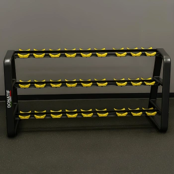 Rastrelliera Porta Manubri a 3 Ripiani - 12 PIN | Palestra 2