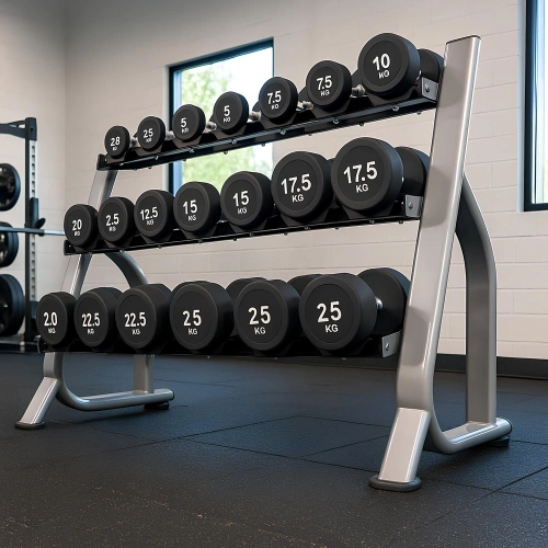 Dumbbell Rack a 3 Ripiani - Professionale |...