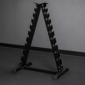 Vertical Dumbbell Rack - Space Saving | 10 Pairs - Front View 2