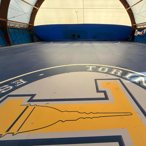 PVC Volleyball Flooring - 8 mm Thickness | Indoor - Visual Logo