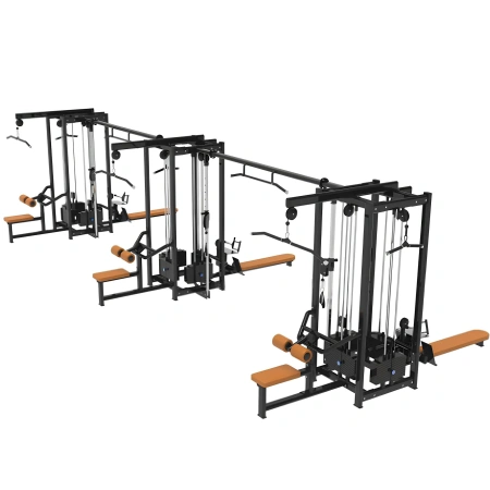 Dschungel-Maschine - J400 | Professionell - Fitnessstudio - Anpassbar - Geräte mit Seitenansicht