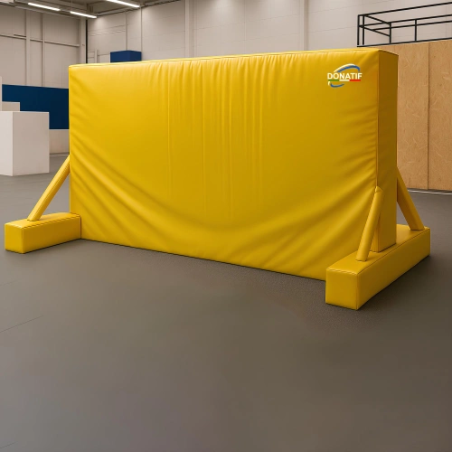 Mur de Parkour Soft - PK62 | Saut, escalade et atterrissage - Vue complète de la salle de sport