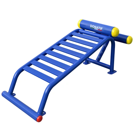 Entrenamiento al aire libre con banco de abdominales - COA30 | Profesional - Vista derecha