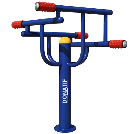 4-Station Outdoor Massage Roller - COA70 - Full View