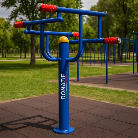 Rodillo de masaje para exteriores de 4 estaciones - COA70 - Vista en el parque