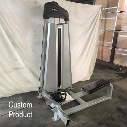 Remo de tracción larga - FMT | Paquete de pesas incluido | Personalizable - Vista de máquina gris