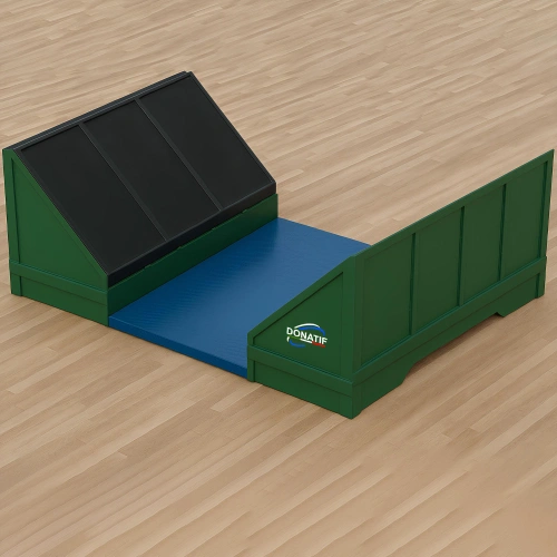 Structure de formation modulaire - PK68 | Freerunning - Vue sur la salle de sport