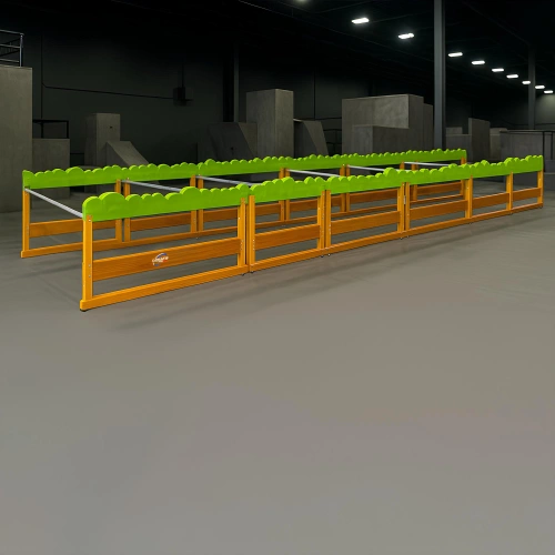 Parcours sportif pour enfants - PK48 | Professionnel - Vue complète sur la salle de sport