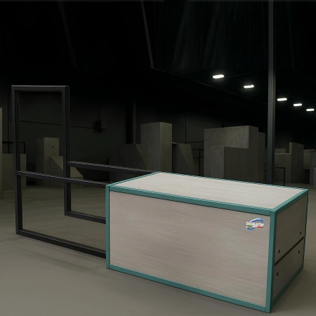 Cadre de Parkour Modulaire - PK59 | Professionnel - Vue sur la salle de sport