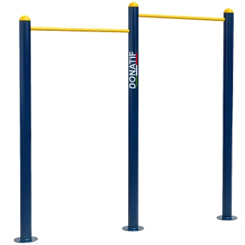 Double Bar for Outdoor Pull-ups - COA670 | Professional - Full View