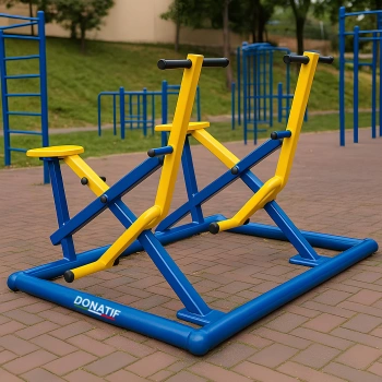 Outdoor Double Fitness Rider Machine - COA780 | Professional - Full View 2