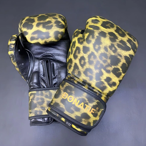 Guantoni da Boxe Design Leopardato - GB18 |...