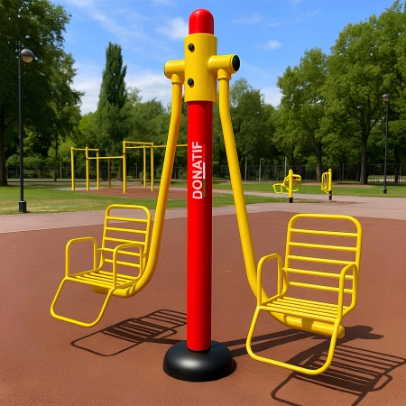 Gartenschaukel für Kinder - COA590 | Professionell - Blick auf den Park