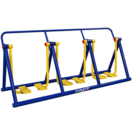 Déambulateur pneumatique triple d’extérieur - COA850 | Professionnel - Vue de face