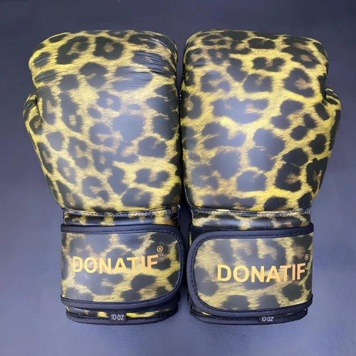 Guantoni da Boxe Design Leopardato - GB18 |...
