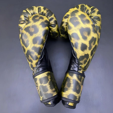 Guantes de boxeo con diseño de leopardo - GB18 | Profesional