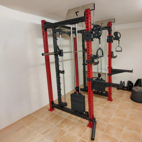 Porte-bagages multifonctions professionnels - MR60 | Salle de sport - Vue machine complète