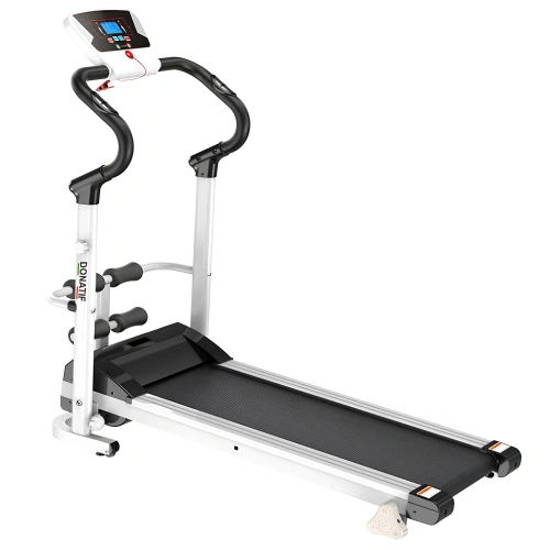 Cinta de correr con pantalla LCD y abdominales - TR40 | Gimnasio local - Vista desde la izquierda