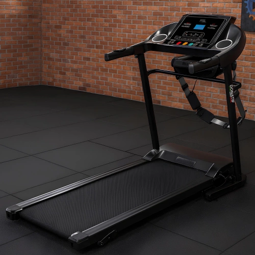 Tapis roulant 14 Km/h avec écran bleu - TR65 | Salle de sport à domicile - Vue sur la salle complète