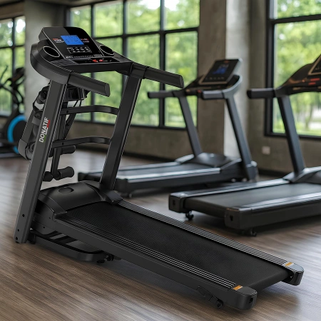 Tapis de course avec inclinaison manuelle - TR95 | Salle de sport à domicile - Vue sur la salle complète