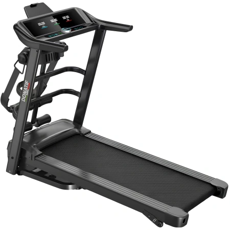 Tapis de course électrique avec écran - TR100 | Salle de sport à domicile - Vue gauche