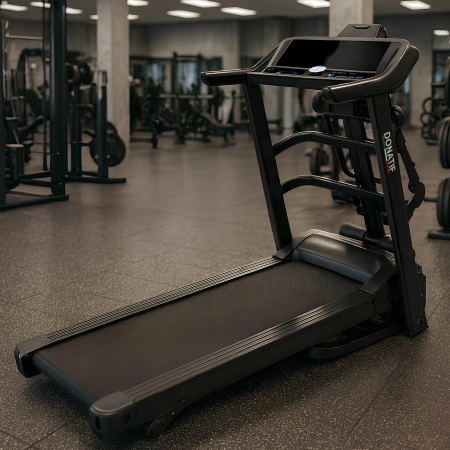 Cinta de correr eléctrica con pantalla - TR100 | Gimnasio en casa - Vista completa de la habitación