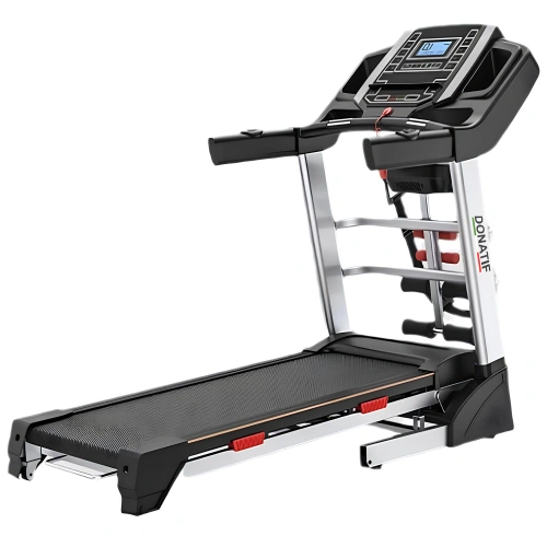 Kippendes Laufband mit blauem Bildschirm – TR120 | Heimgym – Rechtsansicht