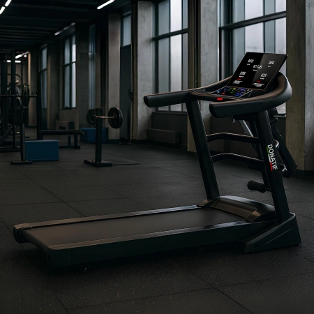 Cinta de correr con pistón de gas - TR140 | Gimnasio en casa - Vista completa de la habitación