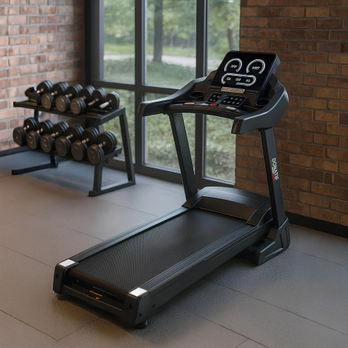 Cinta de correr con pendiente - TR150 | Gimnasio en casa - Vista completa de la habitación