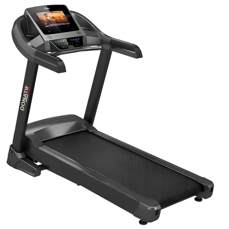 Tapis de course électrique incliné - TR155 | Salle de sport à domicile - Vue depuis la gauche